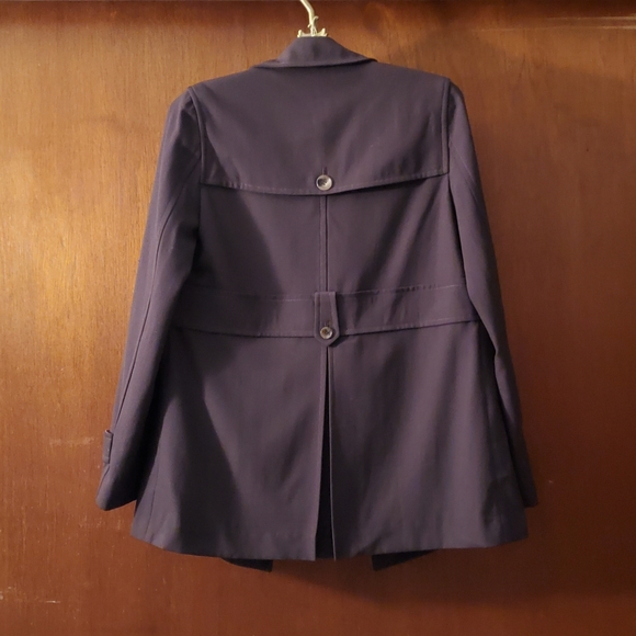Lefin London dark purple peacoat - Picture 3 of 10